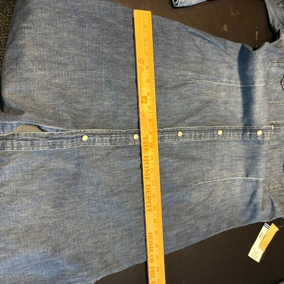 Polo Ralph Lauren Denim Western Shirt Dress NWT Blue Snap Front Women’s S/P - Picture 10 of 11